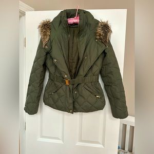 Green express quilt jacket